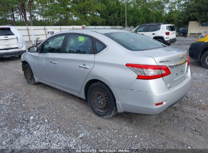 2013 NISSAN SENTRA S Silver  Gasoline 3N1AB7AP3DL620551 photo #4