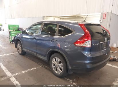 2014 HONDA CR-V EX-L Blue  Gasoline 2HKRM4H71EH605885 photo #4