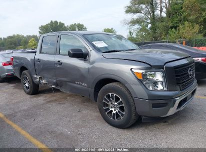 2023 NISSAN TITAN SV 4X2 Gray  Gasoline 1N6AA1EE2PN110294 photo #1