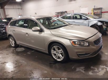 2015 VOLVO V60 T5 PREMIER Tan  Gasoline YV140MEK6F1231629 photo #1