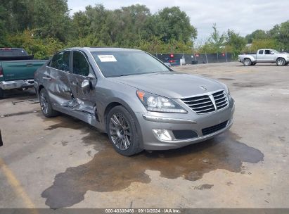 2012 HYUNDAI EQUUS SIGNATURE Gray  Gasoline KMHGH4JH4CU054848 photo #1