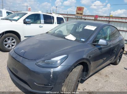 2023 TESLA MODEL Y AWD/LONG RANGE DUAL MOTOR ALL-WHEEL DRIVE Gray  Electric 7SAYGAEE4PF882782 photo #3