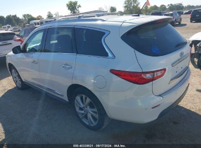 2013 INFINITI JX35 White  Gasoline 5N1AL0MN4DC345226 photo #4