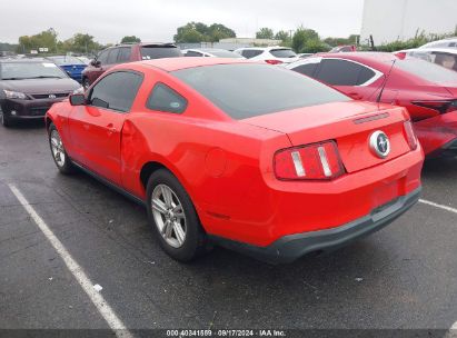 2012 FORD MUSTANG V6 Red  Gasoline 1ZVBP8AM3C5202839 photo #4