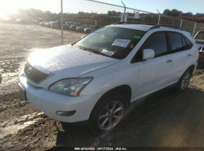 2009 LEXUS RX 350 White  Gasoline 2T2GK31U19C060850 photo #3