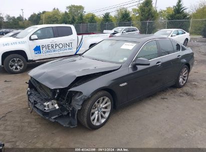 2014 BMW 535D Gray  Diesel WBAXA5C59ED689842 photo #3