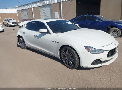 2015 MASERATI GHIBLI S Q4 White  Gasoline ZAM57RTA5F1144488 photo #1