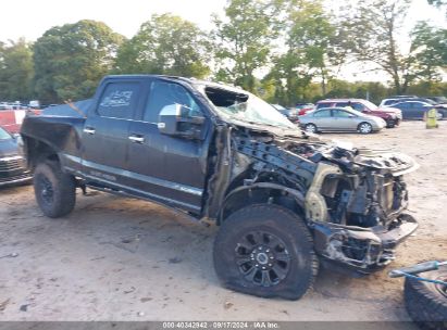 2022 FORD F-250 PLATINUM Black  Diesel 1FT8W2BT6NED68939 photo #1