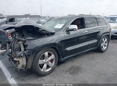 2013 JEEP GRAND CHEROKEE OVERLAND Black  Gasoline 1C4RJFCT9DC641410 photo #3