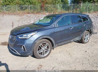 2017 HYUNDAI SANTA FE LIMITED ULTIMATE Gray  Gasoline KM8SRDHF6HU243326 photo #3