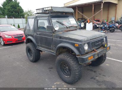 1988 SUZUKI SAMURAI Black  Gasoline JS4JC51C9J4254623 photo #1