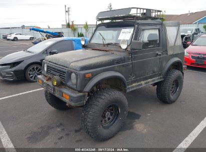 1988 SUZUKI SAMURAI Black  Gasoline JS4JC51C9J4254623 photo #3