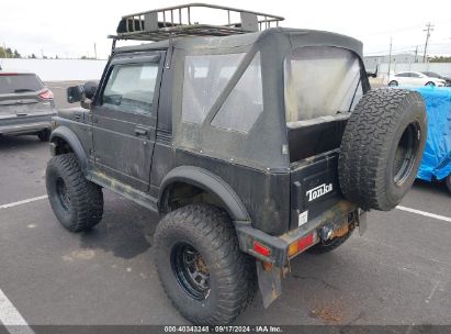 1988 SUZUKI SAMURAI Black  Gasoline JS4JC51C9J4254623 photo #4