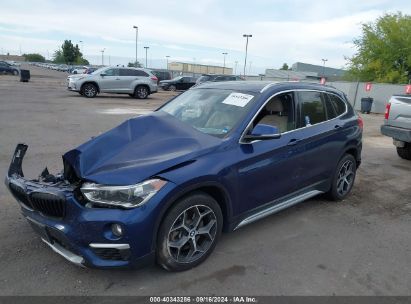 2018 BMW X1 XDRIVE28I Blue  Gasoline WBXHT3C3XJ5L28227 photo #3