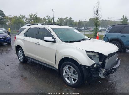 2014 CHEVROLET EQUINOX LTZ White  Flexible Fuel 1GNFLHEK5EZ117481 photo #1