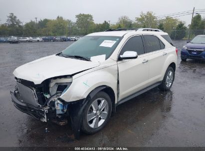 2014 CHEVROLET EQUINOX LTZ White  Flexible Fuel 1GNFLHEK5EZ117481 photo #3