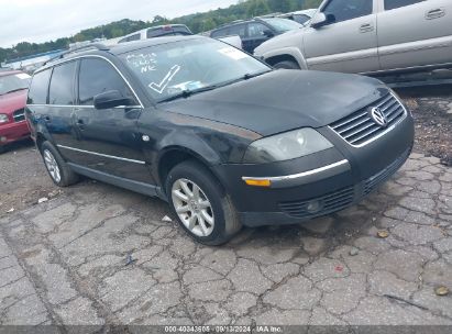 2004 VOLKSWAGEN PASSAT GLS Black  Gasoline WVWVD63B34E025686 photo #1