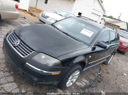 2004 VOLKSWAGEN PASSAT GLS Black  Gasoline WVWVD63B34E025686 photo #3