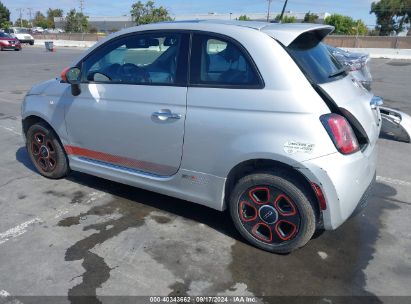 2014 FIAT 500E BATTERY ELECTRIC Silver  Electric ZFBCFXDB8HP597209 photo #4