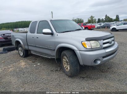 2004 TOYOTA TUNDRA SR5 V8 Silver  Gasoline 5TBBT44184S444863 photo #1