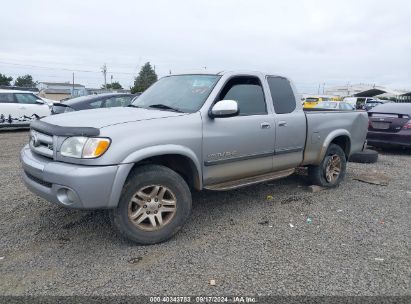 2004 TOYOTA TUNDRA SR5 V8 Silver  Gasoline 5TBBT44184S444863 photo #3