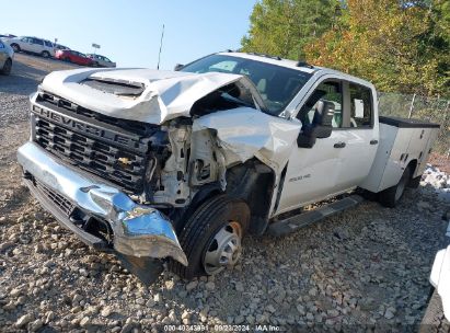 2022 CHEVROLET SILVERADO 3500HD CHASSIS WORK TRUCK White  Diesel 1GB4YSEY0NF299924 photo #3