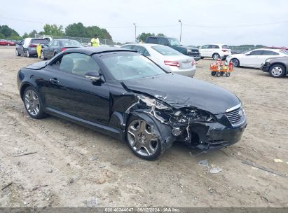 2007 LEXUS SC 430 Black  Gasoline JTHFN45Y879012628 photo #1