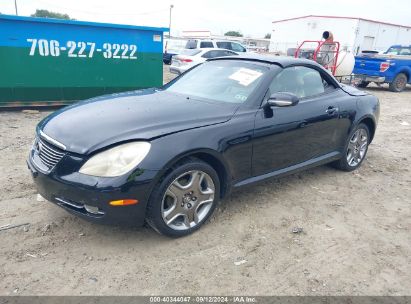 2007 LEXUS SC 430 Black  Gasoline JTHFN45Y879012628 photo #3