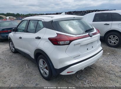 2022 NISSAN KICKS S XTRONIC CVT White  Gasoline 3N1CP5BV8NL524900 photo #4