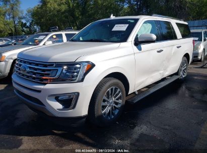 2018 FORD EXPEDITION MAX LIMITED White  Gasoline 1FMJK2AT0JEA46768 photo #3