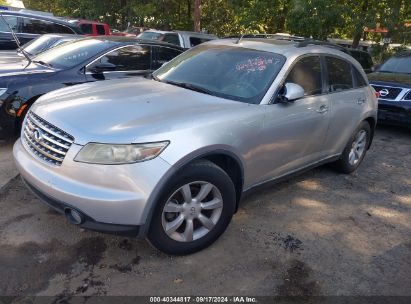 2005 INFINITI FX35 Silver  Gasoline JNRAS08U15X100757 photo #3