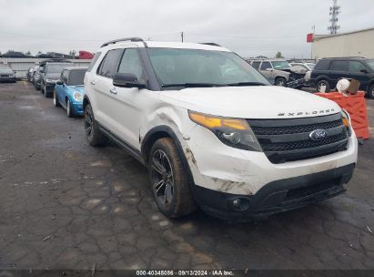 2014 FORD EXPLORER SPORT White  Gasoline 1FM5K8GT6EGB82344 photo #1