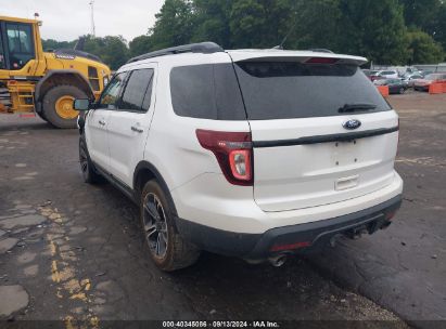 2014 FORD EXPLORER SPORT White  Gasoline 1FM5K8GT6EGB82344 photo #4