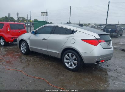 2010 ACURA ZDX Silver  Gasoline 2HNYB1H44AH501765 photo #4