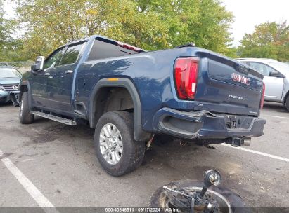 2022 GMC SIERRA 2500HD 4WD  STANDARD BED DENALI Blue  Diesel 1GT49REYXNF103845 photo #4