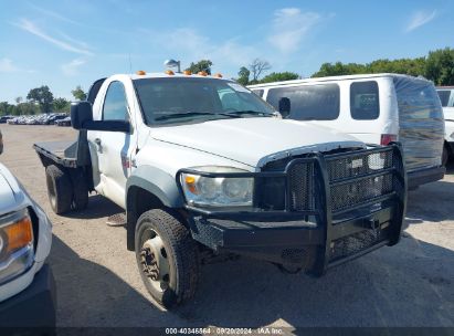 2009 DODGE RAM 5500 HD CHASSIS ST/SLT White  Diesel 3D6WD76L39G530040 photo #1