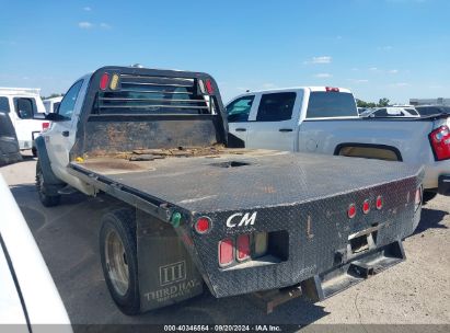 2009 DODGE RAM 5500 HD CHASSIS ST/SLT White  Diesel 3D6WD76L39G530040 photo #4