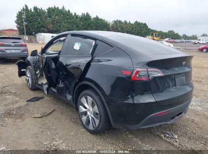 2024 TESLA MODEL Y LONG RANGE DUAL MOTOR ALL-WHEEL DRIVE Black  Electric 7SAYGDEE5RA214619 photo #4