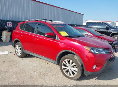 2015 TOYOTA RAV4 LIMITED Red  Gasoline 2T3YFREV8FW211865 photo #1