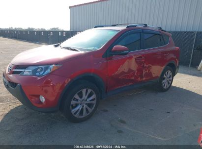 2015 TOYOTA RAV4 LIMITED Red  Gasoline 2T3YFREV8FW211865 photo #3