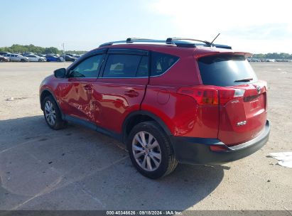 2015 TOYOTA RAV4 LIMITED Red  Gasoline 2T3YFREV8FW211865 photo #4