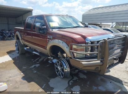 2008 FORD F-250 FX4/HARLEY-DAVIDSON/KING RANCH/LARIAT/XL/XLT Maroon  Diesel 1FTSW21R18ED83297 photo #1