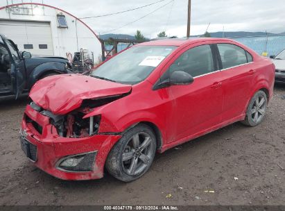 2015 CHEVROLET SONIC RS AUTO Red  Gasoline 1G1JG5SB0F4139065 photo #3