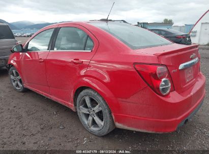 2015 CHEVROLET SONIC RS AUTO Red  Gasoline 1G1JG5SB0F4139065 photo #4