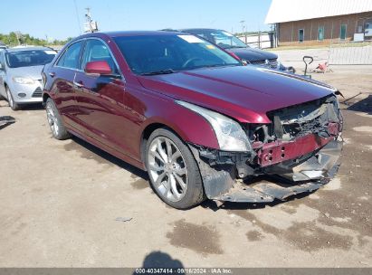 2014 CADILLAC ATS PERFORMANCE Red  Gasoline 1G6AJ5SX1E0177921 photo #1