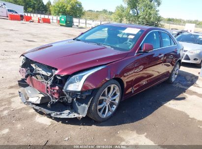 2014 CADILLAC ATS PERFORMANCE Red  Gasoline 1G6AJ5SX1E0177921 photo #3