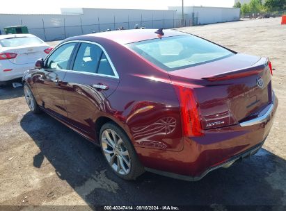 2014 CADILLAC ATS PERFORMANCE Red  Gasoline 1G6AJ5SX1E0177921 photo #4