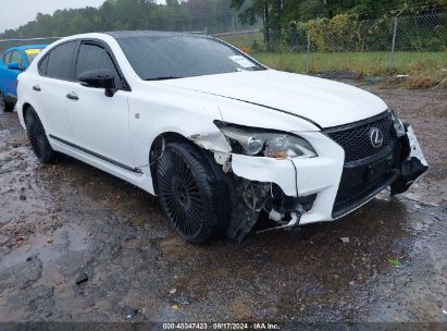 2015 LEXUS LS 460 CRAFTED LINE White  Gasoline JTHBL5EF6F5133687 photo #1