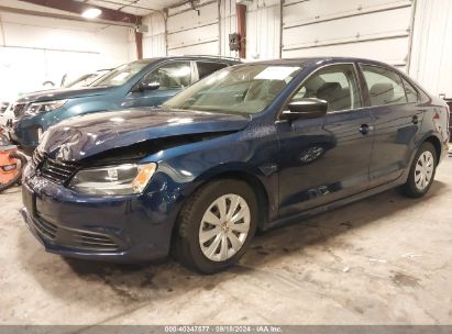 2012 VOLKSWAGEN JETTA 2.0L S Blue  Other 3VW2K7AJ2CM465039 photo #3