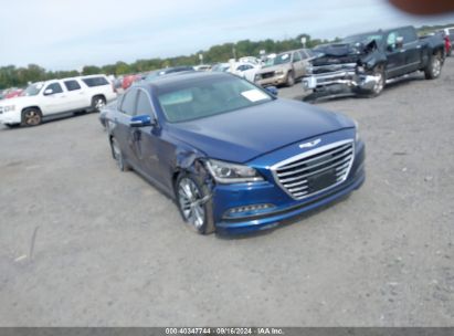 2017 GENESIS G80 3.8 Blue  Gasoline KMHGN4JE5HU193408 photo #1